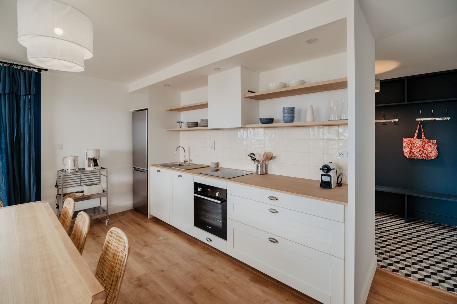 The equipped kitchen