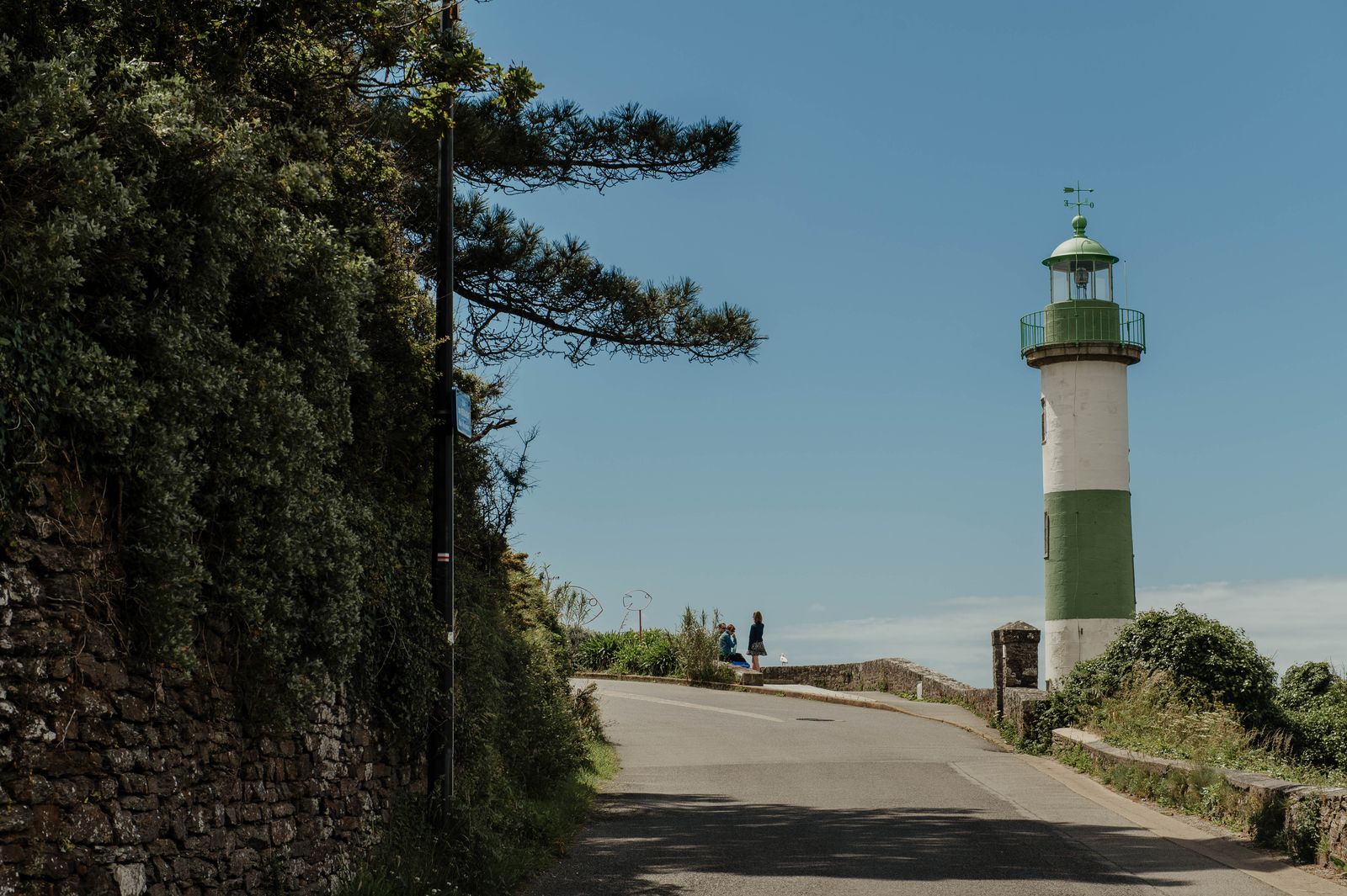 The green lighthouse of Doëlan